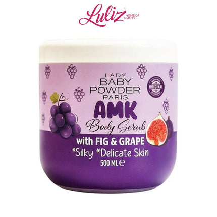 BABY POWDER - AMK Body Scrub Fig & Grape 500ml