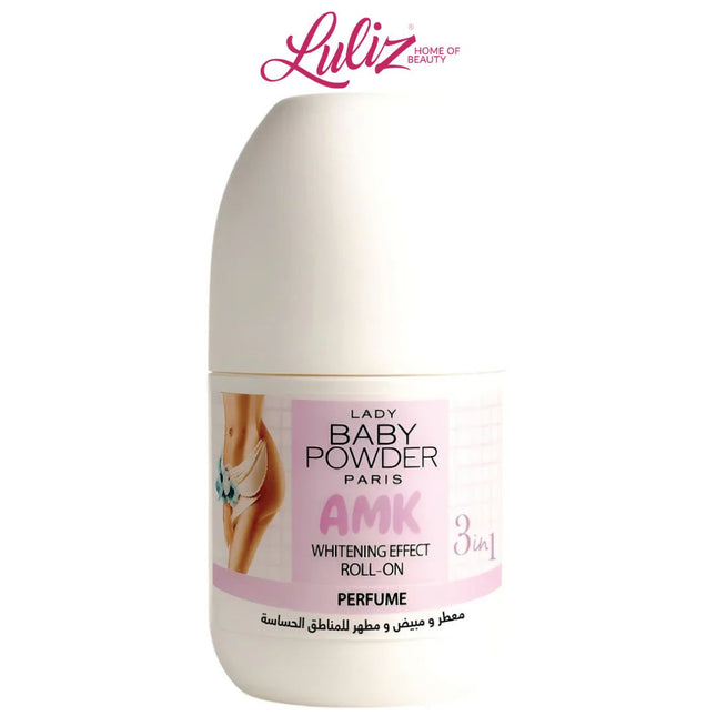 بيبي باودر - رول أون بتأثير تبييض من إيه إم كيه، ٥٠ مل