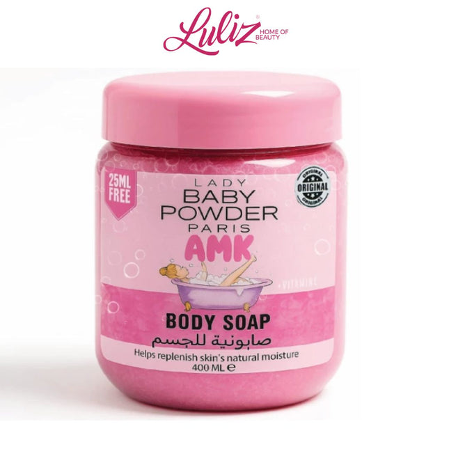 بيبي باودر - صابون للجسم من إيه إم كيه 400 مل