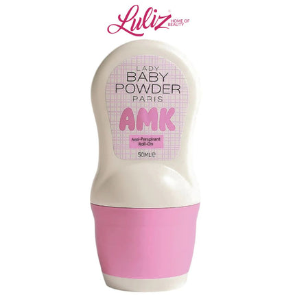BABY POWDER - AMK Anti-Perspirant Roll On Pink 50ml