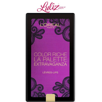 لوريال باريس - لون الشفاه الغني LA PALETTE EXTRAVAGANZA