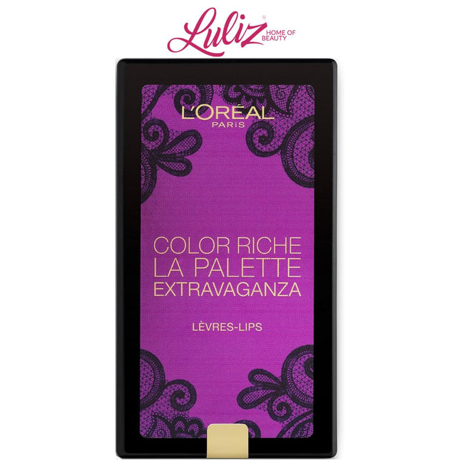 لوريال باريس - لون الشفاه الغني LA PALETTE EXTRAVAGANZA