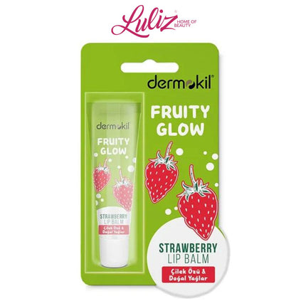 DERMOKIL - Fruity Glow Strawberry Lip Balm 15ml