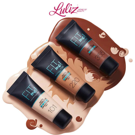 MAYBELLINE - fit me matte and poreless foundation