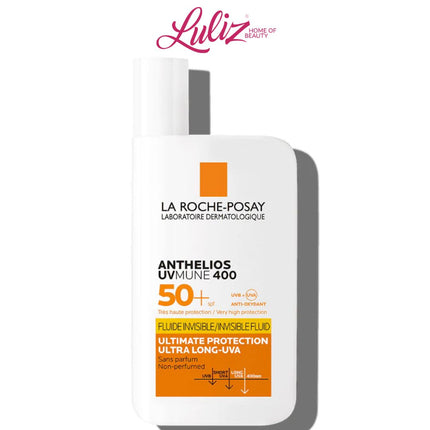 LA ROCHE POSAY - Anthelios Uvmune 400 Invisible Fluid SPF50+ Non-perfumed Ultimate Protection 50Ml