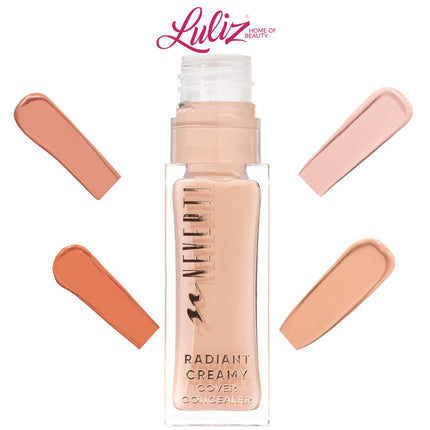 NEVERTI - Radiant Creamy Cover Concealer & Color Corrector