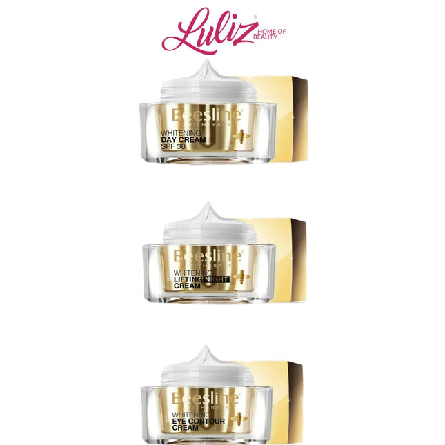 Beesline Offer | Whitening Day Cream SPF30 + Lifting Night Cream + Eye Contour Cream Bundle