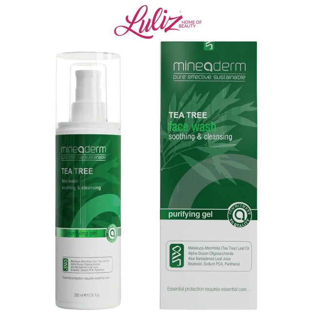 MINEADERM - Tea Tree Face Wash Soothing & Cleansing