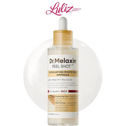 DR.MELAXIN - Peel Shot Glow White Rice Peeling Ampoule 80ml