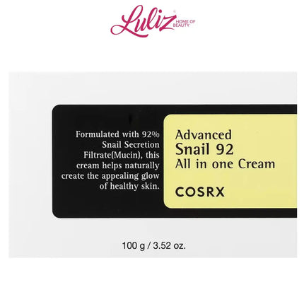 COSRX كريم الحلزون المتطور - الكل في واحد 100 غرام