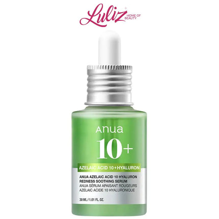 ANUA - Azelaic Acid 10 Hyaluron Redness Soothing Serum 30 ML