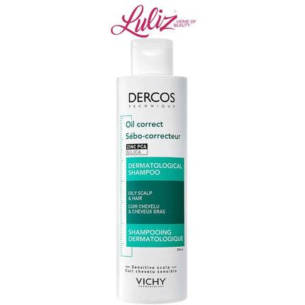 VICHY - Dercos Oil Correct Shampoo for Oily Hair 200ml