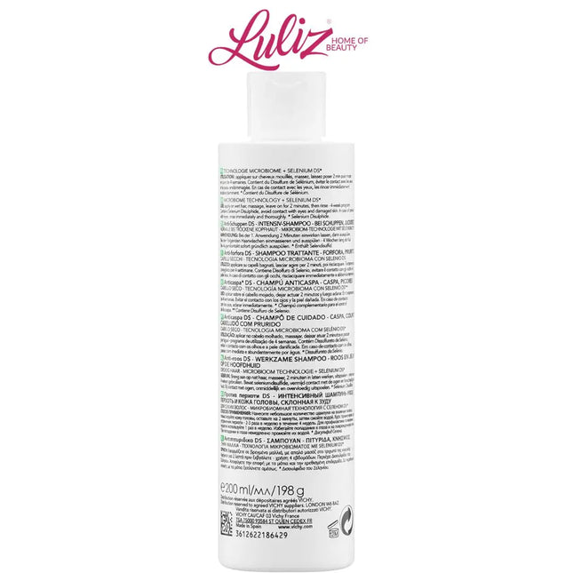 VICHY - Dercos ANTI-DANDRUFF SHAMPOO FOR DRY Hair (200 Ml)