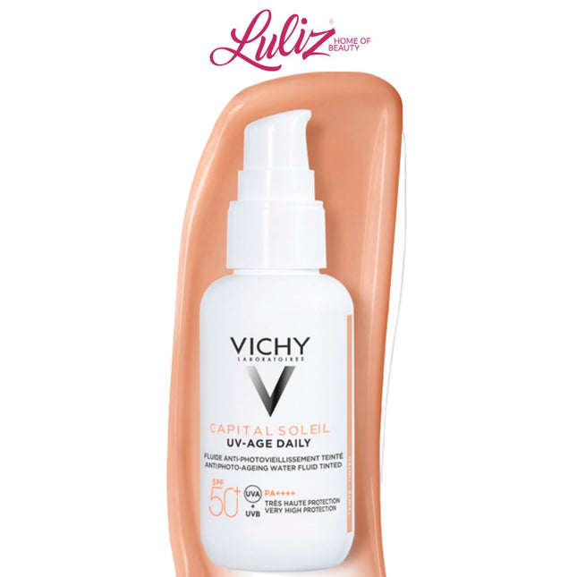 VICHY - Capital Soleil UV-Age Daily Photo-Age Fluid SPF50 + 40 Ml (TINTED)