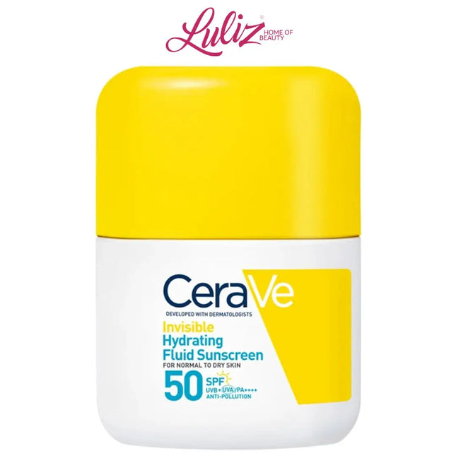 سيرافي - واقي شمس سائل مرطب غير مرئي بعامل حماية SPF50 للبشرة العادية إلى الجافة 50 مل