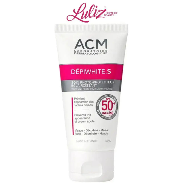 ACM - Depiwhite.S تفتيح البشرة وحمايتها من أشعة الشمس مع عامل حماية من الشمس SPF 50+ - 50 مل
