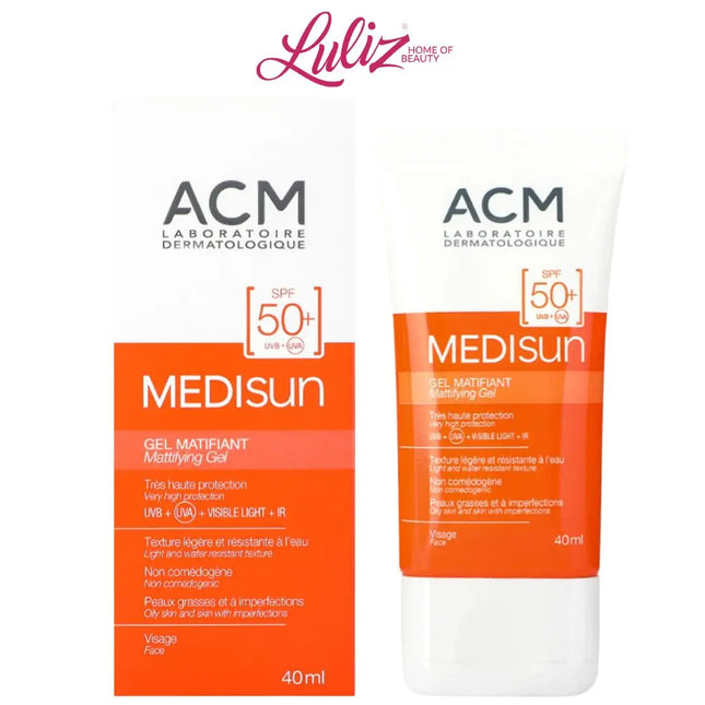 جل واقي من الشمس ACM - Medisun SPF 50 للبشرة الدهنية 40 مل