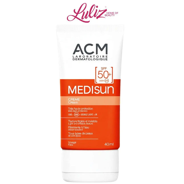 كريم واقي من الشمس غير مرئي من ACM - Medisun بعامل حماية 50+ (40 مل)