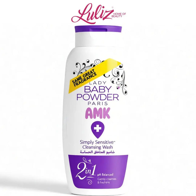 BABY POWDER - Simply Sensitive Cleansing Wash Purple 250ml
