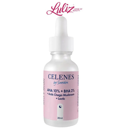 CELENES - Rena AHA 10% + BHA 2% + Arctic Chaga Mushroom + Lactic