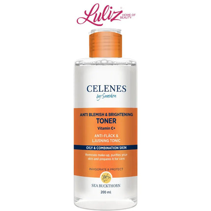 Celenes - Sea Buckthorn Anti-Blemish & Brightening Toner 200ml for Oily & Combination Skin