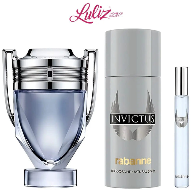  رابان - إنفيكتوس عطر 100 مل + عطر 10 مل + مزيل عرق 150 مل للرجال