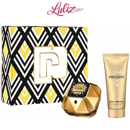 RABANNE - Lady Million Fabulous EDP 80Ml + Body Lotion 100Ml Gift Set For Women