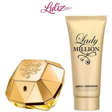 RABANNE - Lady Million EDP 80Ml + Body Lotion 100Ml Gift Set For Women