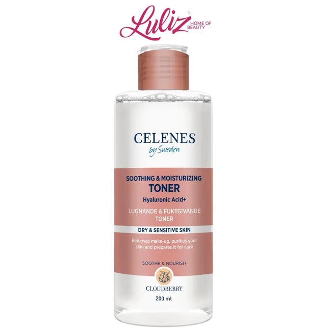 Celenes - Cloudberry Soothing & Moisturizing Toner 200ml for Dry & Sensitive Skin