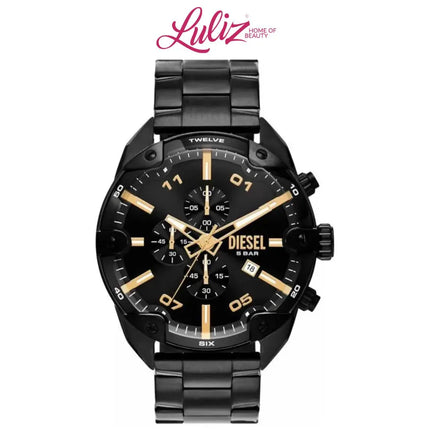 DIESEL - Spiked DZ4644 Men’s Watch 49 Mm Black
