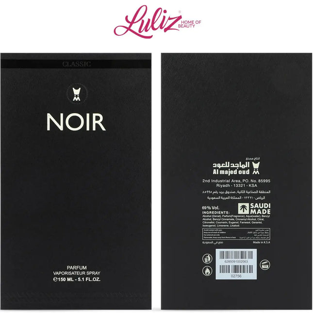 ALMAJED OUD - Noir Parfum 150ml for Men