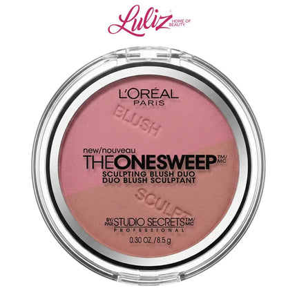 لوريال باريس - أحمر خدود ثنائي "ذا وان سويب" (The One Sweep Duo Blush) - 830 