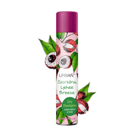 URBN CARE - Sparkling Lychee Breeze Dry Shampoo 200ml – Refreshing & Volumizing