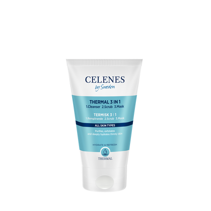 Celenes - Thermal 3 In 1 Cleanser - Scrub - Mask 150Ml