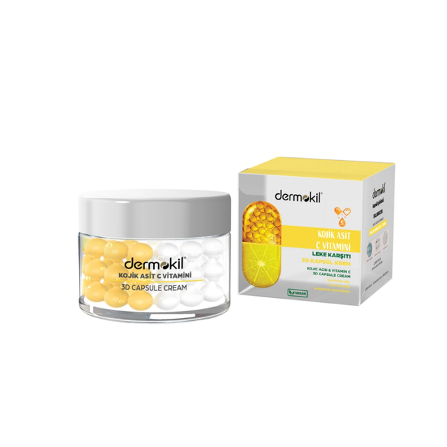 Dermokil Kojic Acid & Vitamin C Anti-Spot Revitalizing 3D Capsule Cream 50 ml