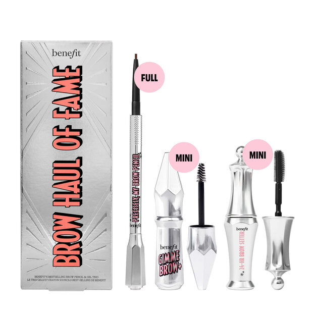 benefit brow haul of fame