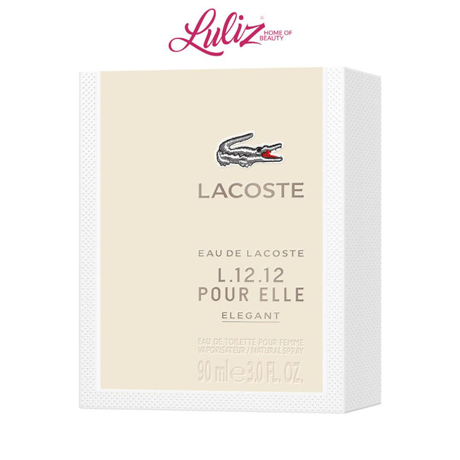 LACOSTE - Eau De Lacoste L.12.12 Pour Elle Elegant 90Ml EDT For Women