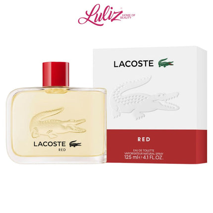 LACOSTE - Red Eau de Toilette for Him  Men's fragrance 125 Ml