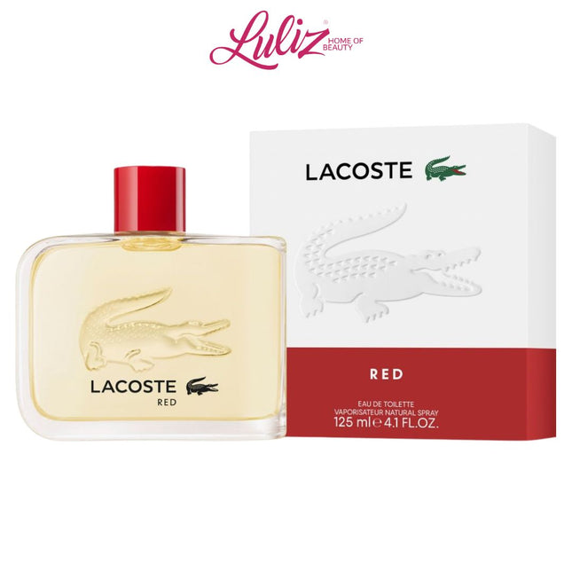 LACOSTE - Red Eau de Toilette for Him  Men's fragrance 125 Ml