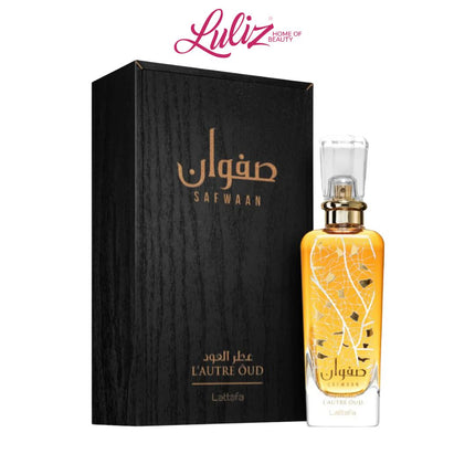 عطر صفوان لاتشر عود من لطافة 100مل او دي بارفيوم لكلا الجنسين