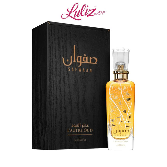 عطر صفوان لاتشر عود من لطافة 100مل او دي بارفيوم لكلا الجنسين