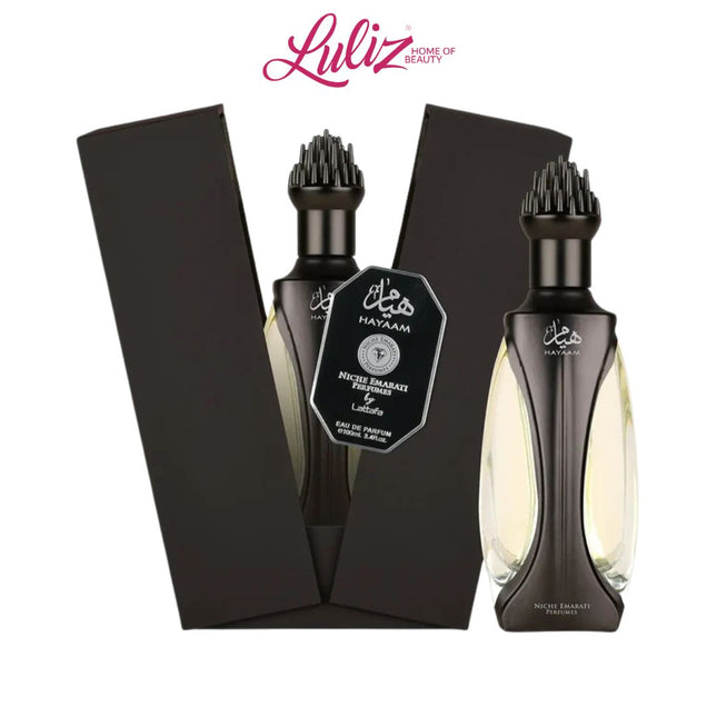 عطر هيام من عطور النيش الاماراتية من لطافة 100مل او دي بارفيوم لكلا الجنسين