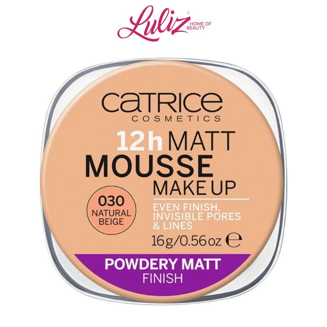 CATRICE - 12h Matt Mousse Make up 030 Natural Beige