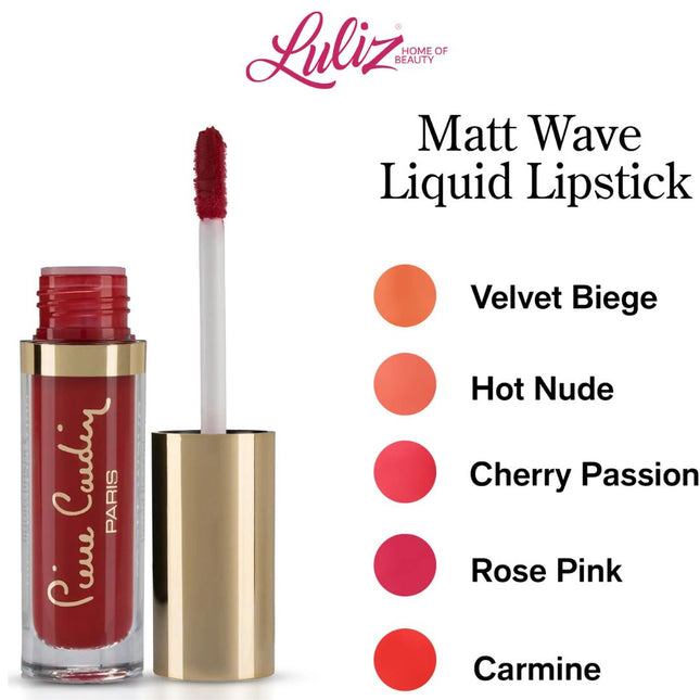 PIERRE CARDIN - matt wave liquid lipstick