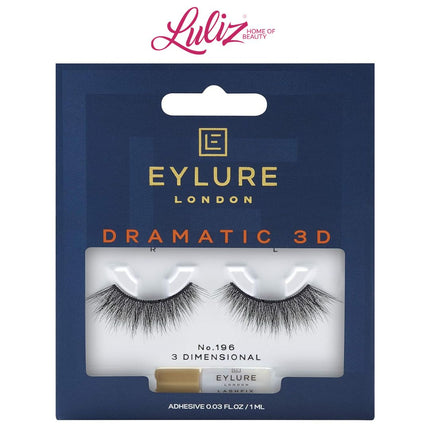 EYLURE - Dramatic 3d Black Strip 196 False Eyelashes