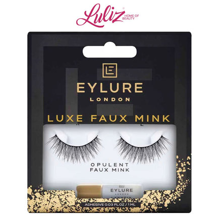 EYLURE - London Luxe 3D Faux Mink Black Eyelashes - Opulent