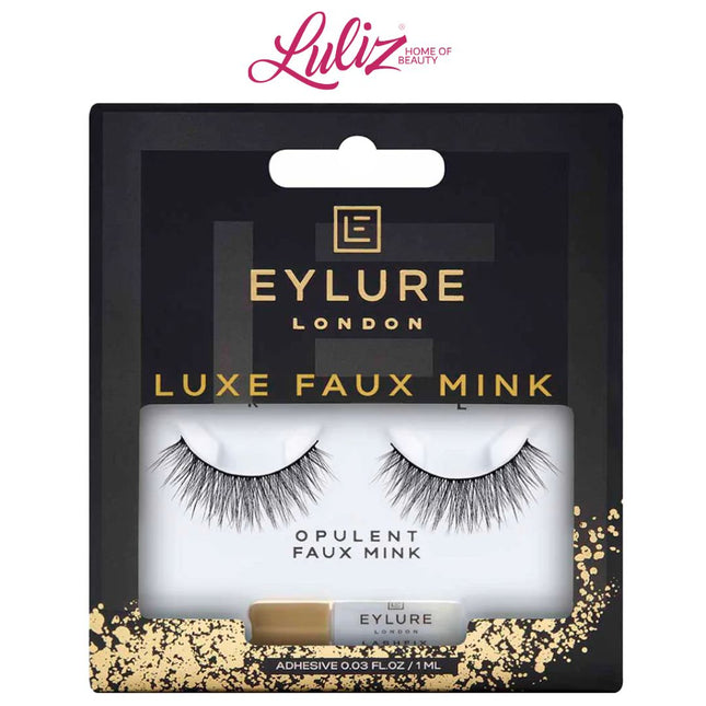 EYLURE - London Luxe 3D Faux Mink Black Eyelashes - Opulent