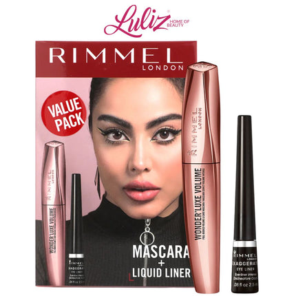 RIMMEL LONDON - Mascara + Free Liquid Eyeliner Set