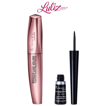 RIMMEL LONDON - Mascara + Free Liquid Eyeliner Set