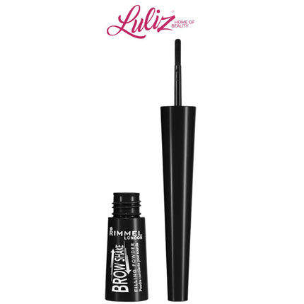 ريميل لندن برو ذس واي سوفت باودر بودرة حواجب - 004 سوفت بلاك